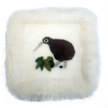 Auskin High Wool Cushion Square - Kiwi  40cm X 40cm