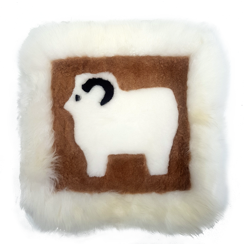 Auskin High Wool Cushion Square - Seep 40cm X 40cm