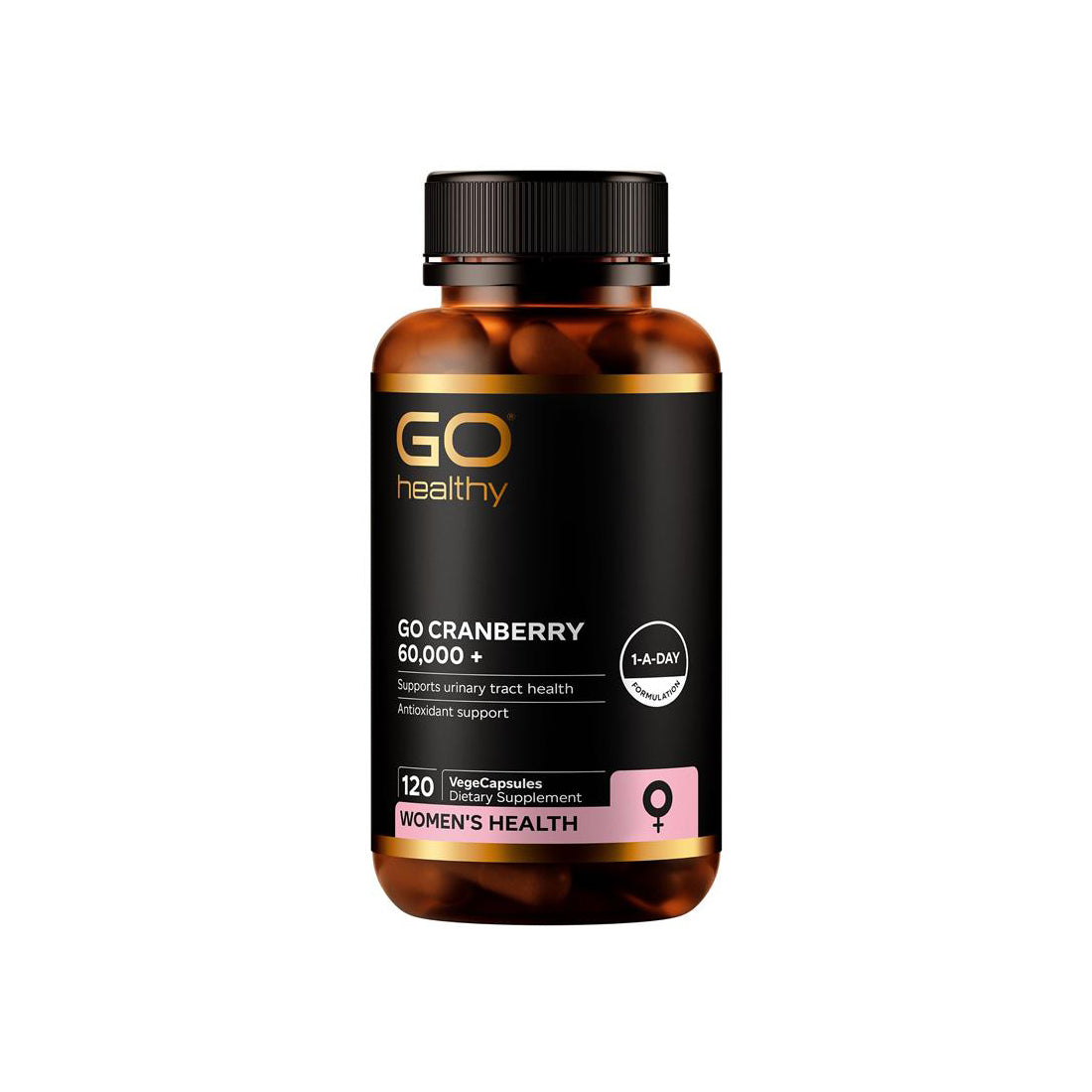 GO Healthy Go Cranberry 60000+ 120 Vege Capsules