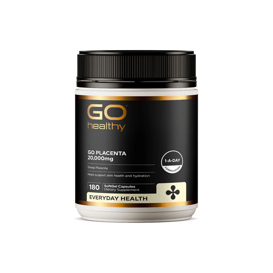 GO Healthy Go Placenta 20000mg 180 Capsules