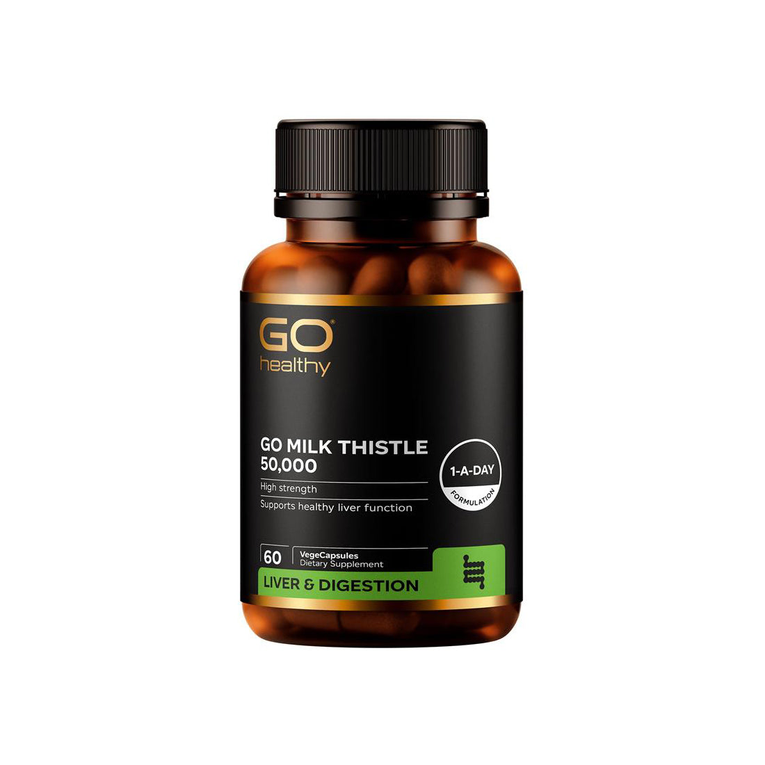 GO Healthy Milk Thistle 50000 60 VegeCapsules