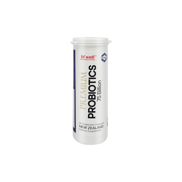 Hi Well Premium Probiotics 75 Billion 60Vegetable Capsules