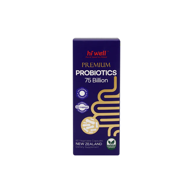 Hi Well Premium Probiotics 75 Billion 60Vegetable Capsules