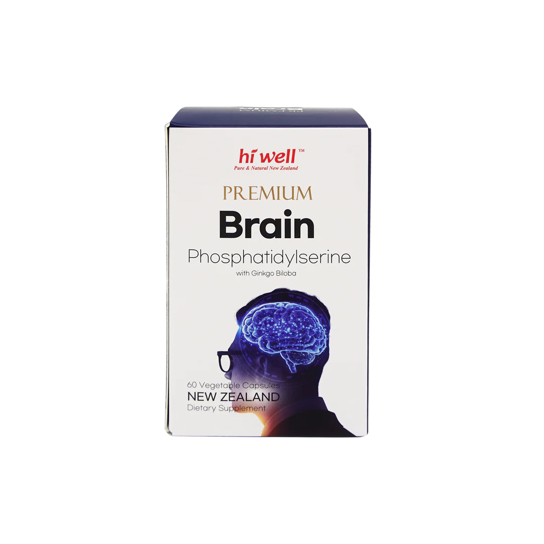 Hi Well Premium Brain Phosphatidylserine 60 Vegetable Capsules