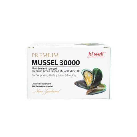 Hi Well Premium Mussel 30000 120Softgel Capsules