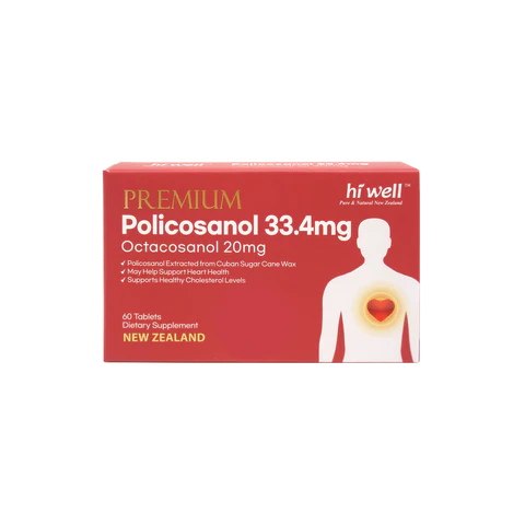 Hi Well Premium Policosanol 60Tablets