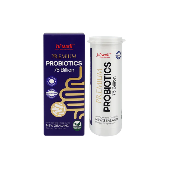 Hi Well Premium Probiotics 75 Billion 60Vegetable Capsules