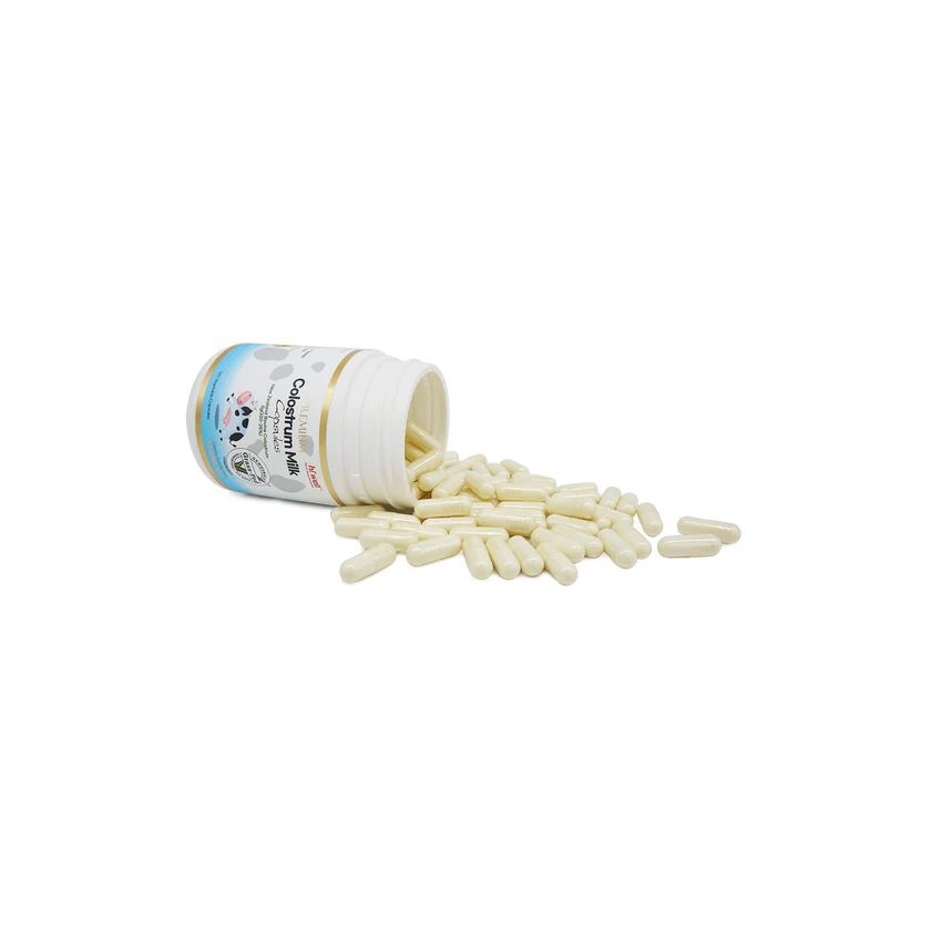 Hi Well Premium Colostrum Milk Capsules 120 Vegetable Capsules