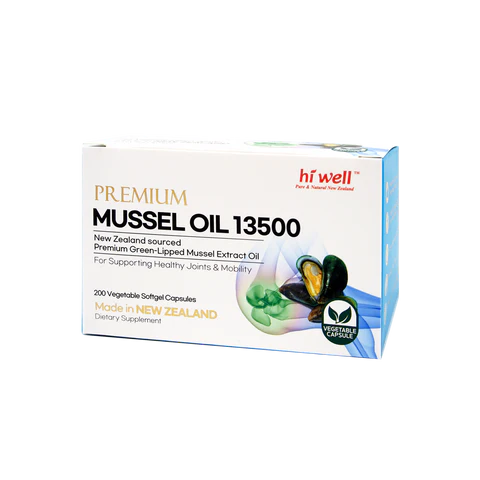 Hi Well Premium Mussel 13500 200 Vegetable Softgel Capsules