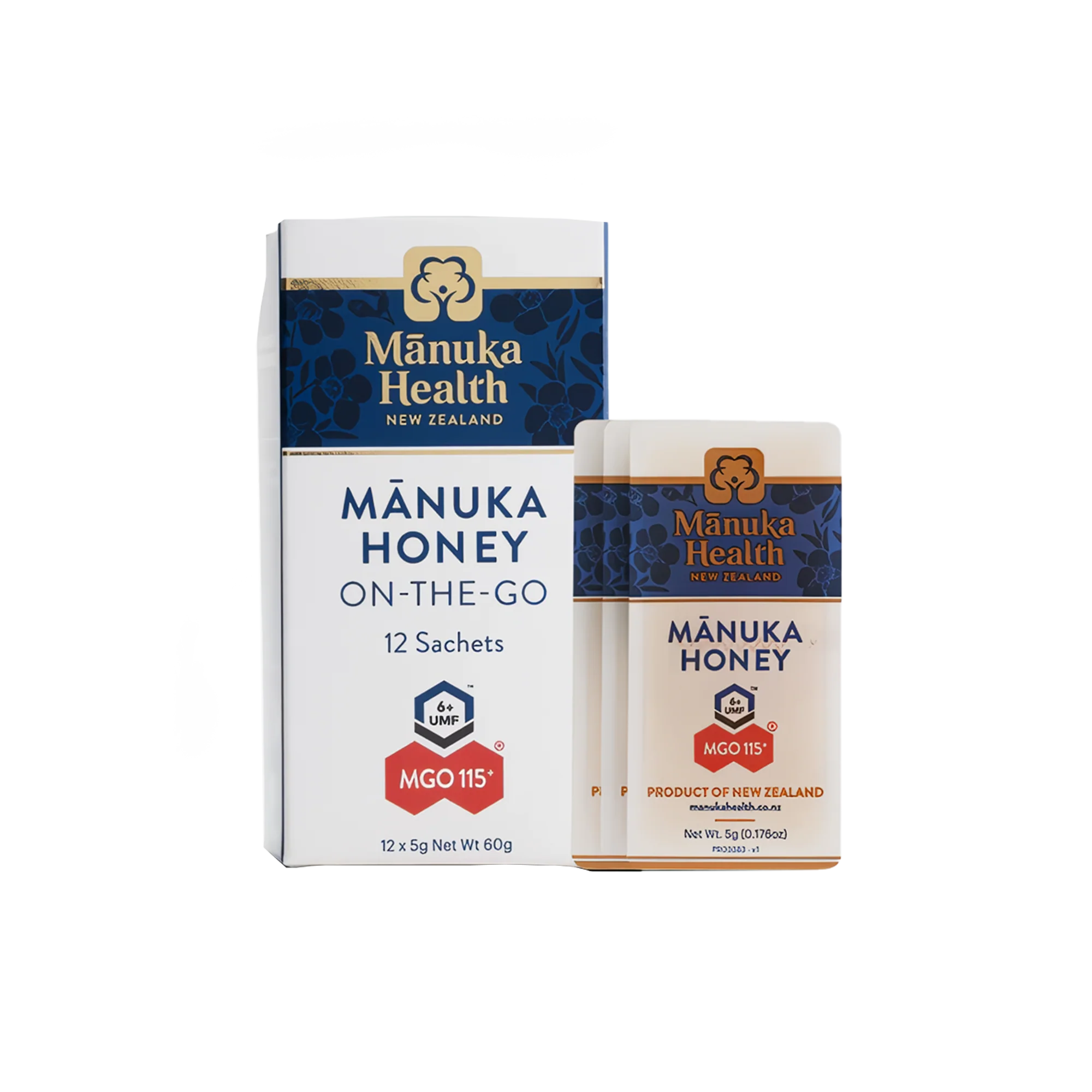 Manuka Health MGO 115+ Manuka Honey On the Go 12 x 5g Sachets