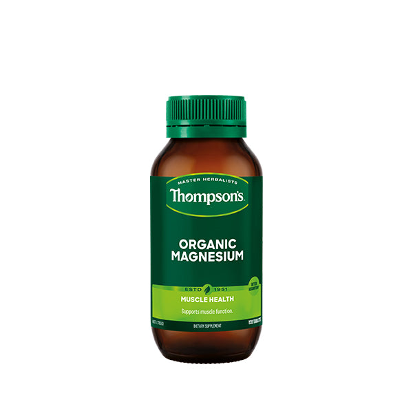 Thompson's Organic Magnesium 120 Tablets