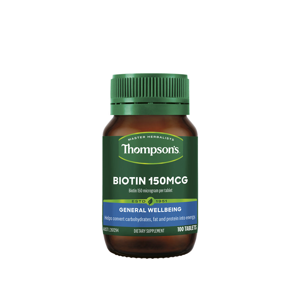 Thompsons Biotin 150mcg 100s